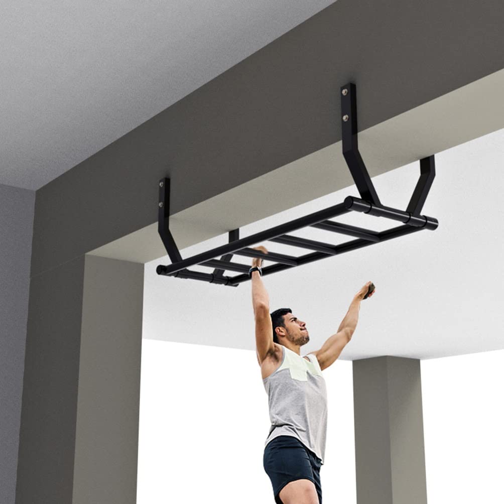 Amazon | 壁取り付け式懸垂バー、20～30cmの梁に取り付けられた